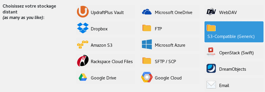 Choosing S3 (Generic)