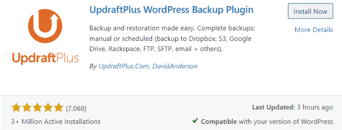 اسکرین شات از-updraftplus-backup-plugin-in-directory-install-now-button
