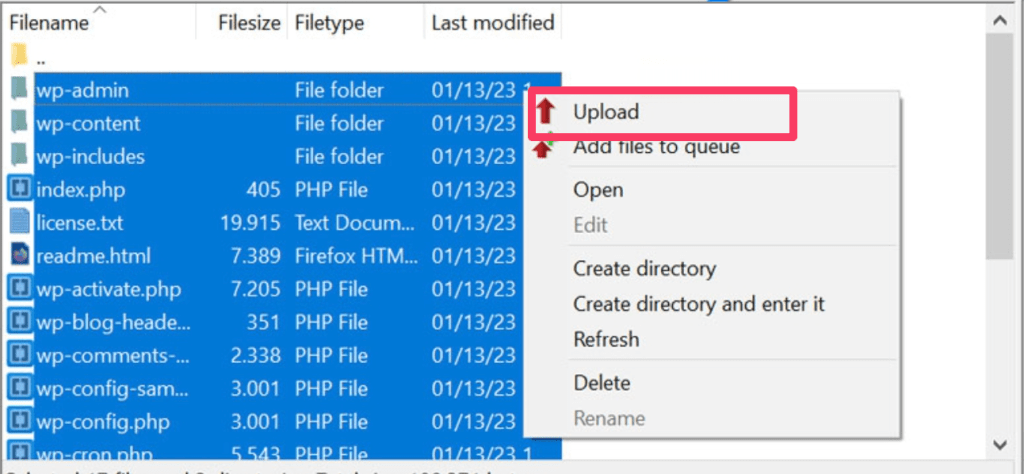 how-to-manually-upload-files-to-new-WordPress-directory