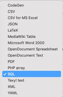 a-list-of-database-export-formats