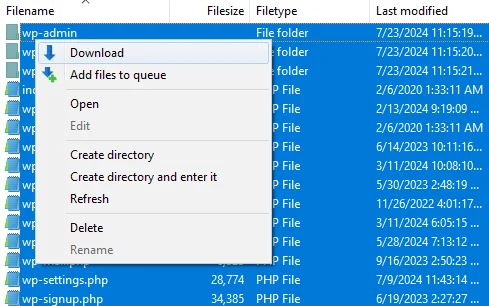 select-the-files-in-your-wordpress-directory-to-backup