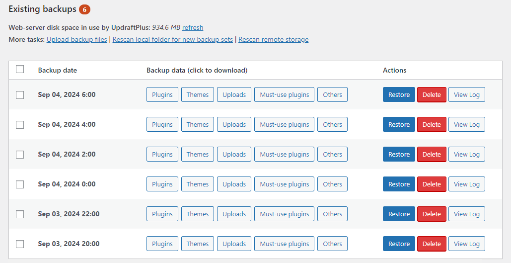 backup-log